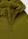 Green water-repellent hooded jacket with zip, regular fit for boys_3