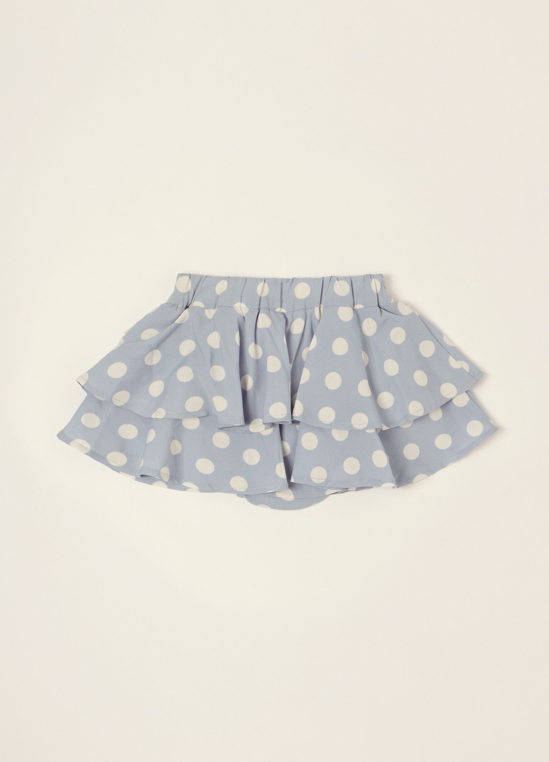 Baby Girls' Blue Polka-Dot Skirt