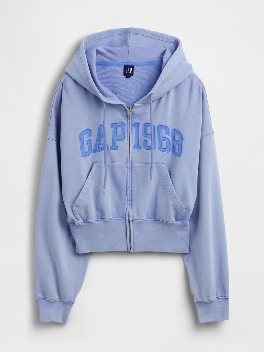 Cotton-blend full-zip hoodie_4