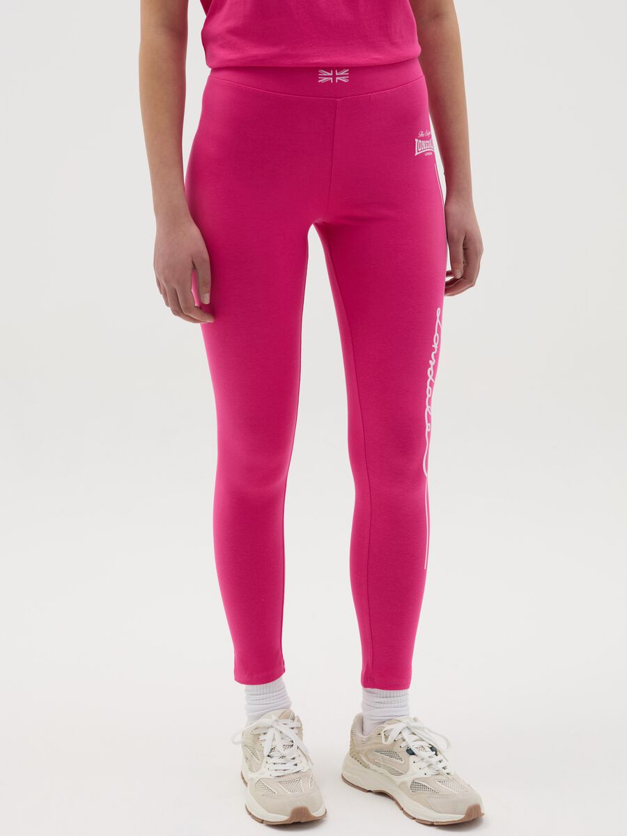 Leggings with logo print_1