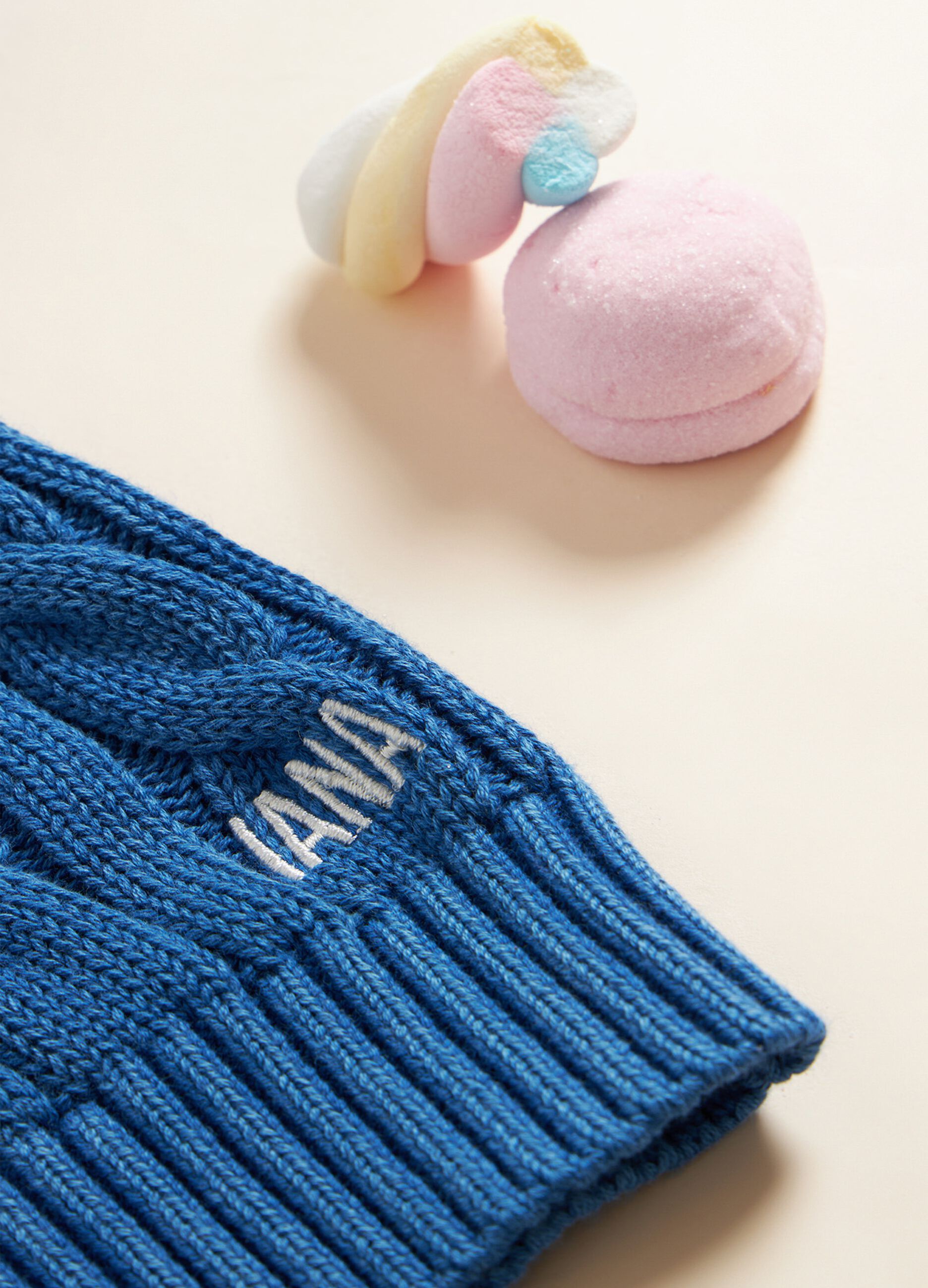 Tricot girocollo in cotone stone washed IANA_1