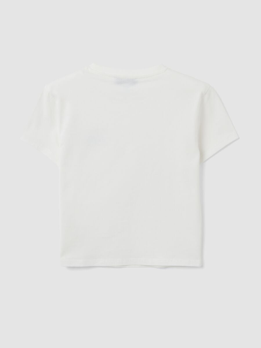 White pure cotton cropped T-shirt with graphic print, regular fit_1