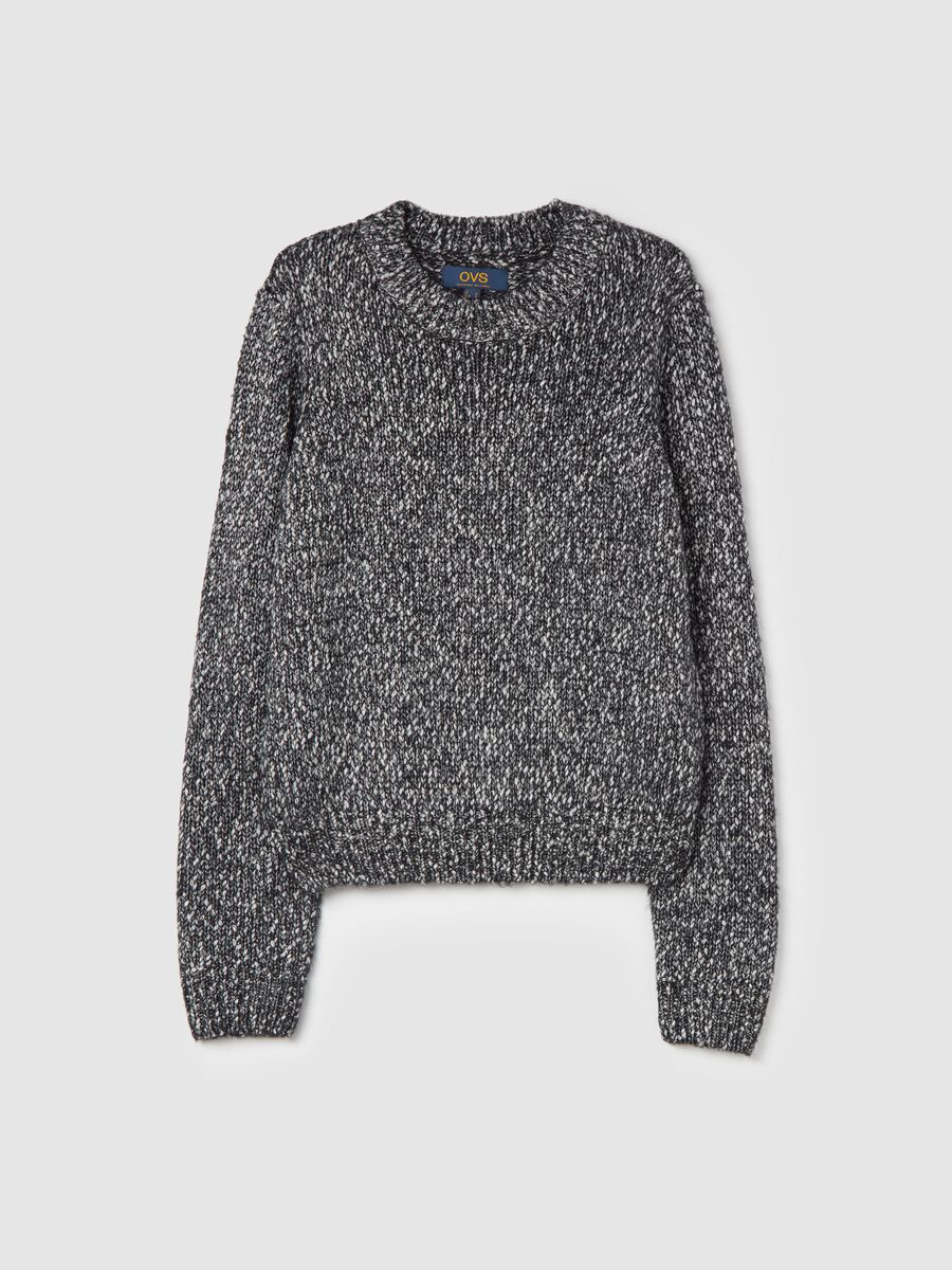 Mélange pullover in lurex_4
