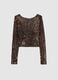 Brown cropped sequin top_4