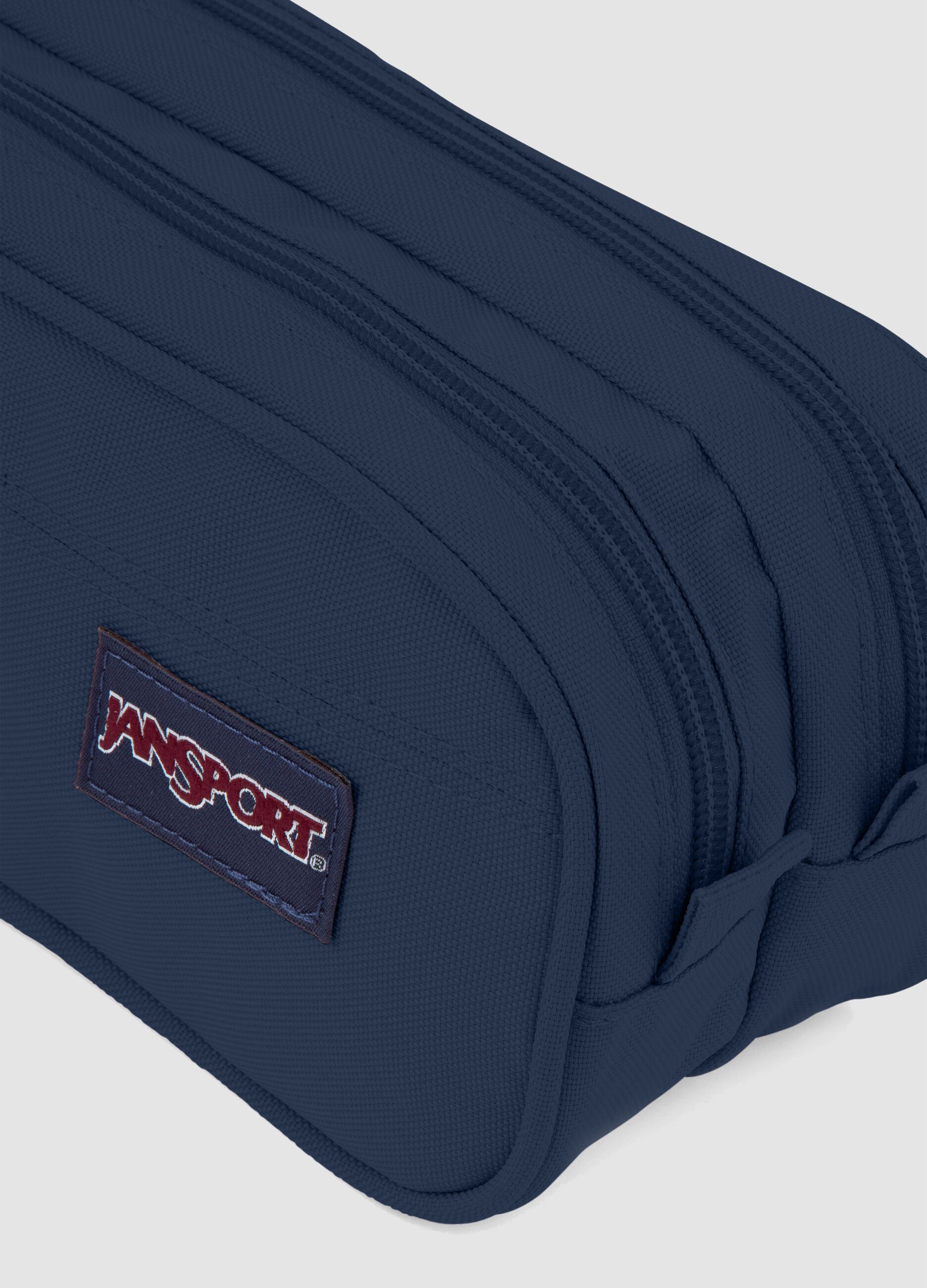 Astuccio blu a doppio scomparto