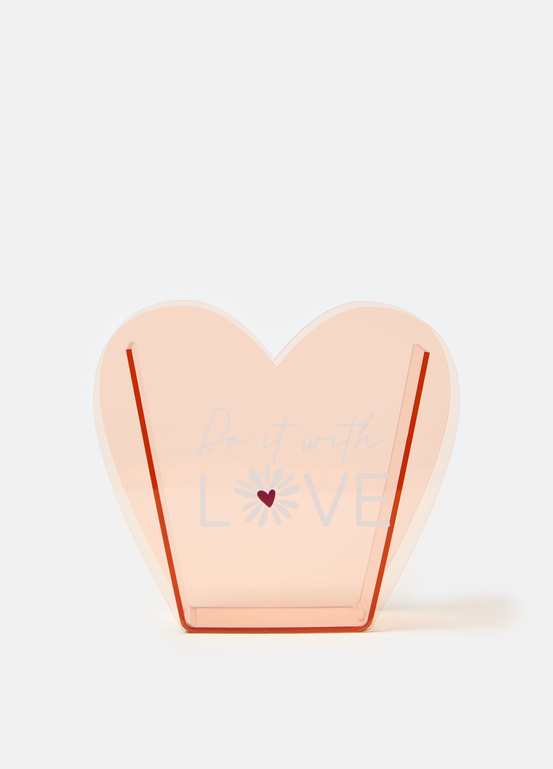 Heart-shaped vase