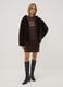 Short light-brown sequin skirt_0