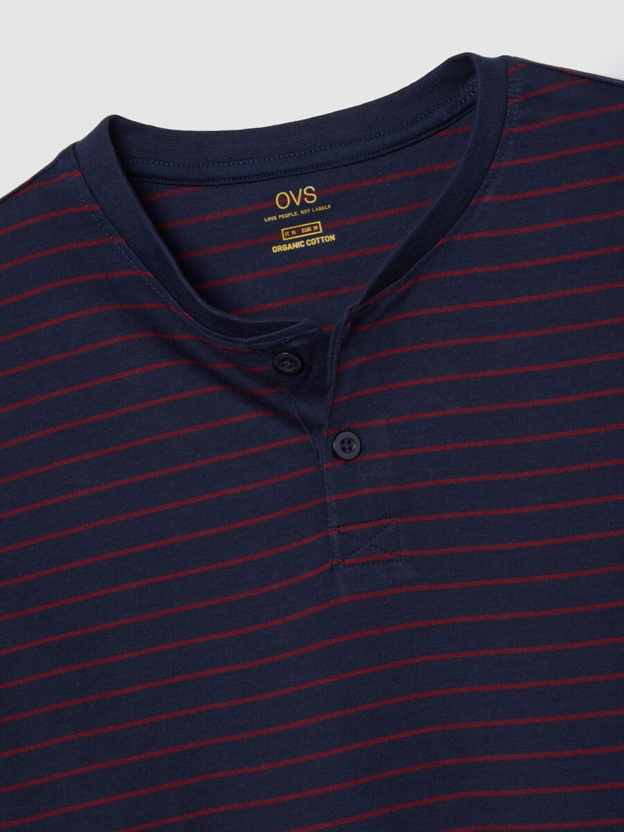 Pigiama in misto cotone blu regular fit_5