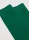 Green midi cotton blend socks_1