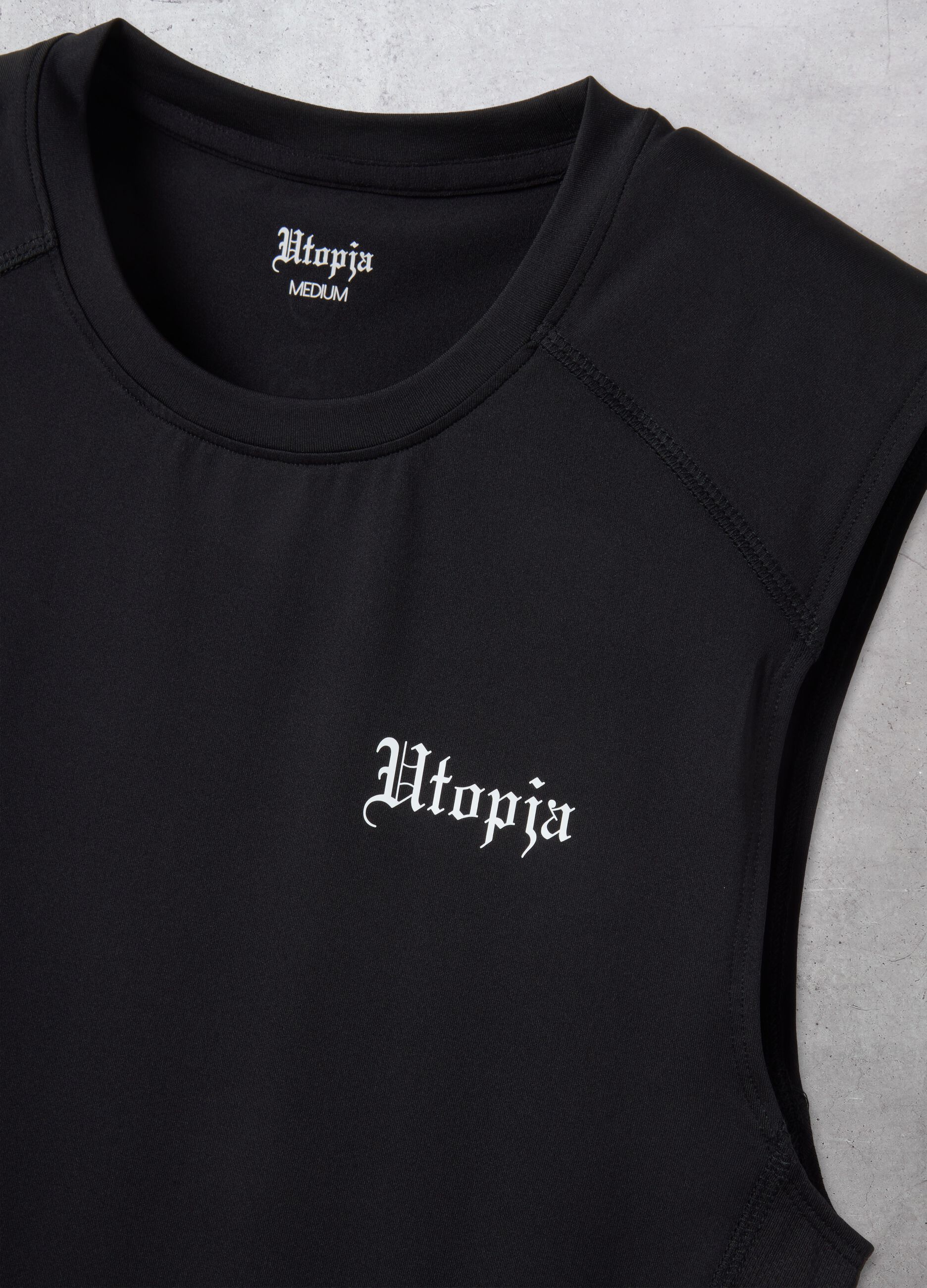 Kombat Active Black Sleeveless Tank Top