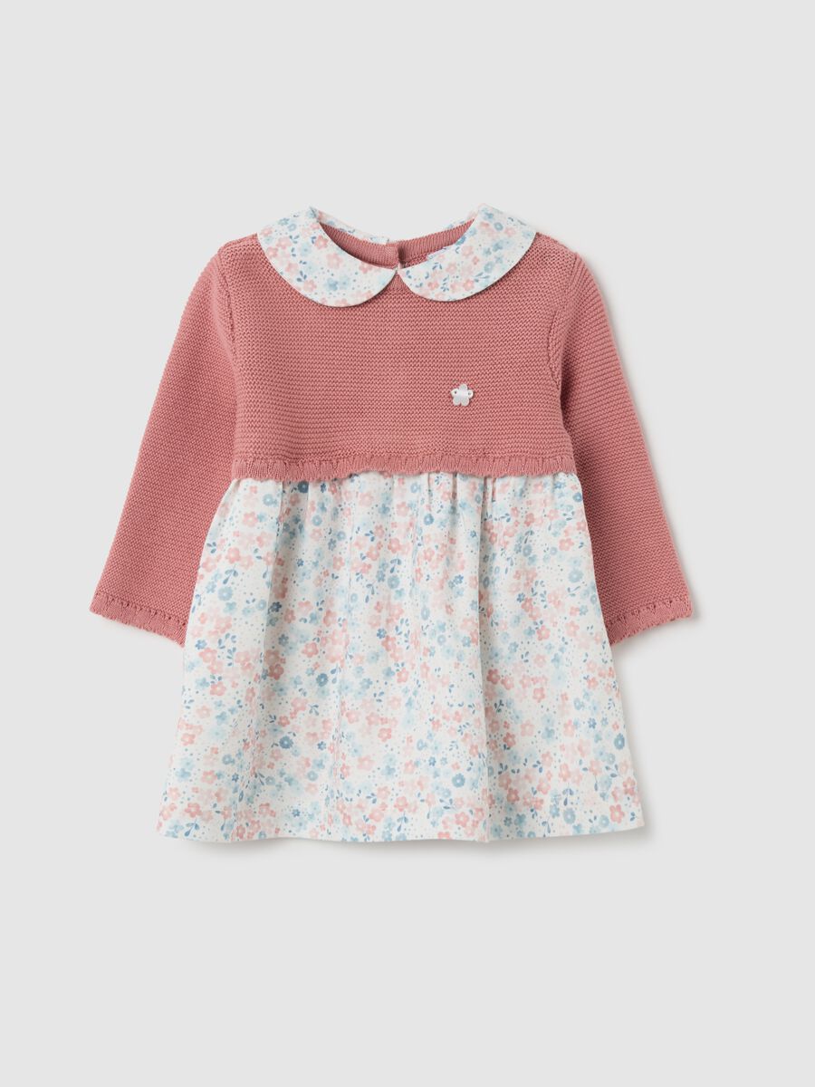 Multicolour regular fit pure cotton baby dress_0