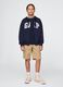 GAP logo hoodie with zip in cotton blend_1
