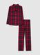 Long flannel pyjamas with tartan pattern_4
