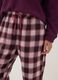 Multicolour checked organic cotton pyjama bottoms_3
