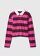 Striped polo shirt with long sleeves_2
