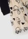 Multicolour cotton blend girl's dress with tulle and Disney print_2