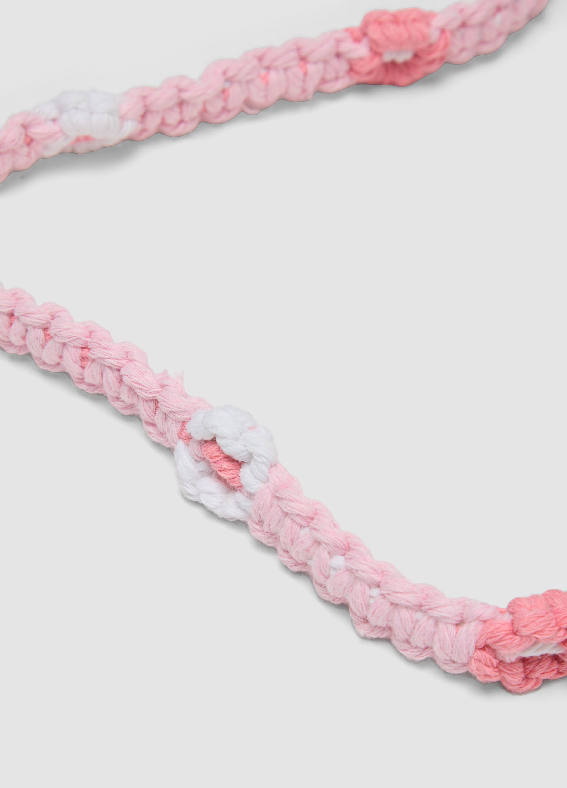 Multicolour pure cotton floral strap