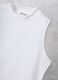 Mock Neck Tank Top White_1