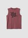 Pink organic cotton vest top_0