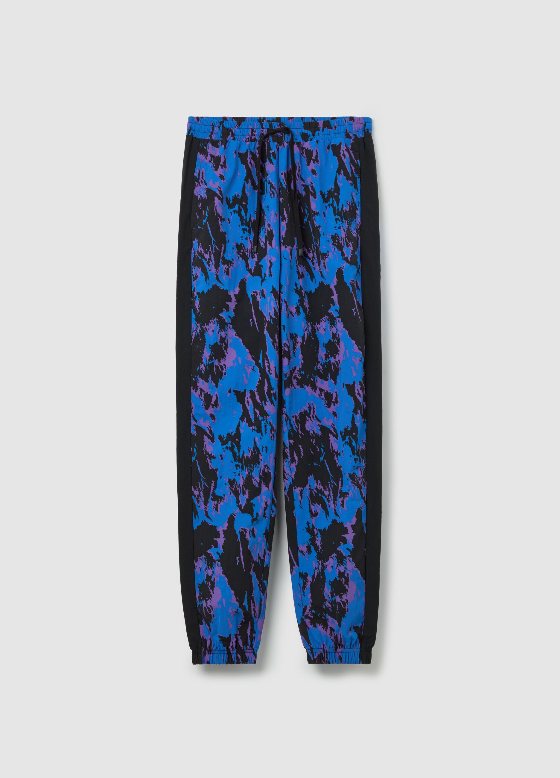 B.ANGEL X THE SEA BEYOND tie-dye joggers with drawstring