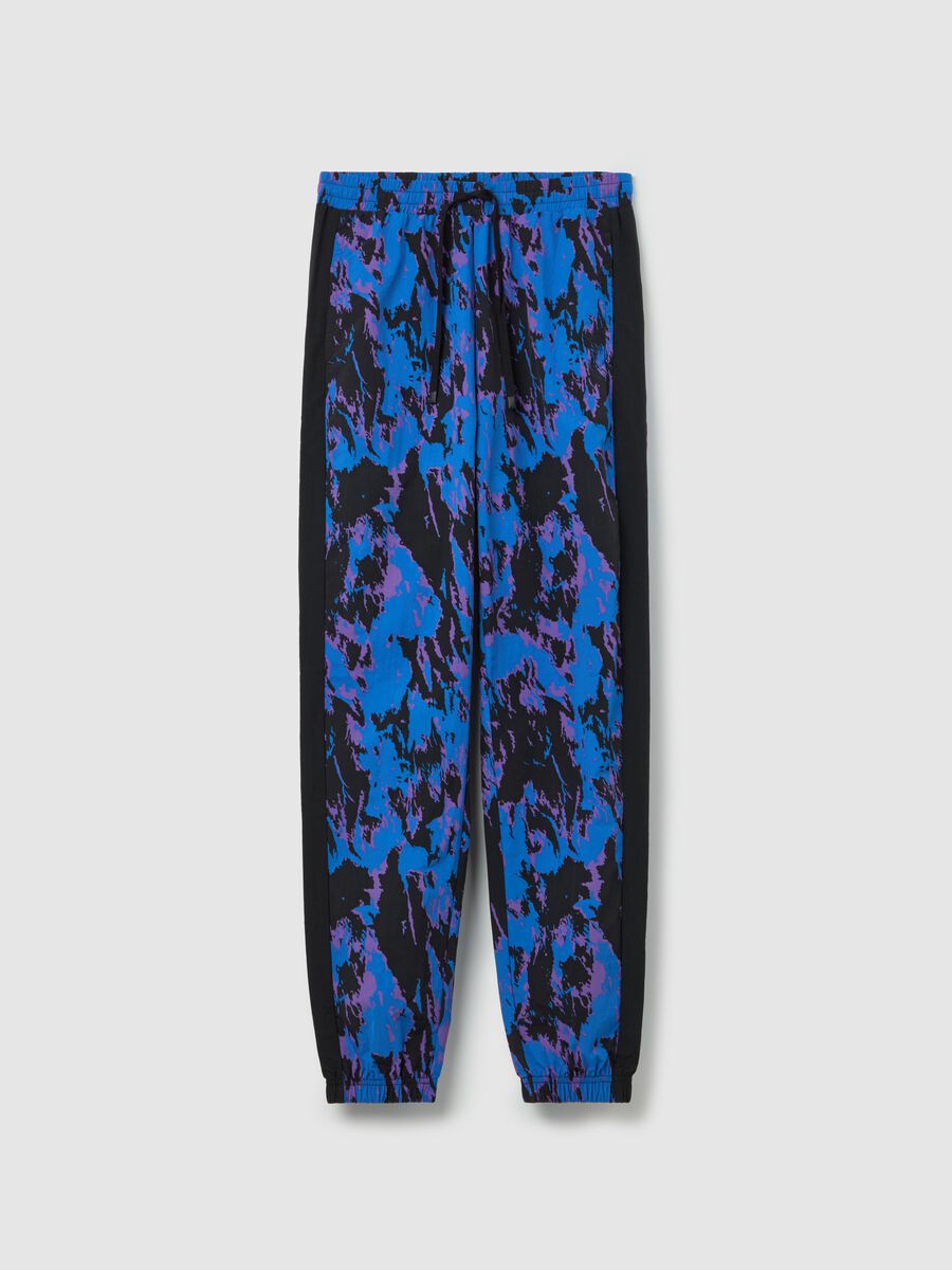 B.ANGEL X THE SEA BEYOND tie-dye joggers with drawstring_4