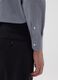 Blue Cotton Blend Regular Fit Shirt_3