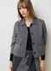 Grey wool blend blazer regular fit_0