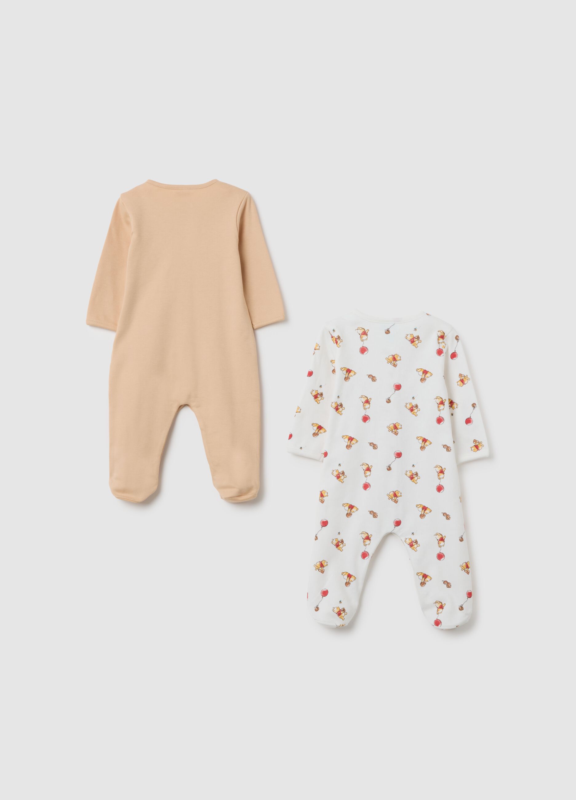 Multicolour pure cotton baby bodysuit twin pack