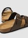 Brown double-strap sandals with buckles_2