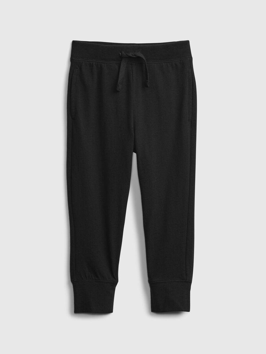 Joggers in jersey with drawstring_0