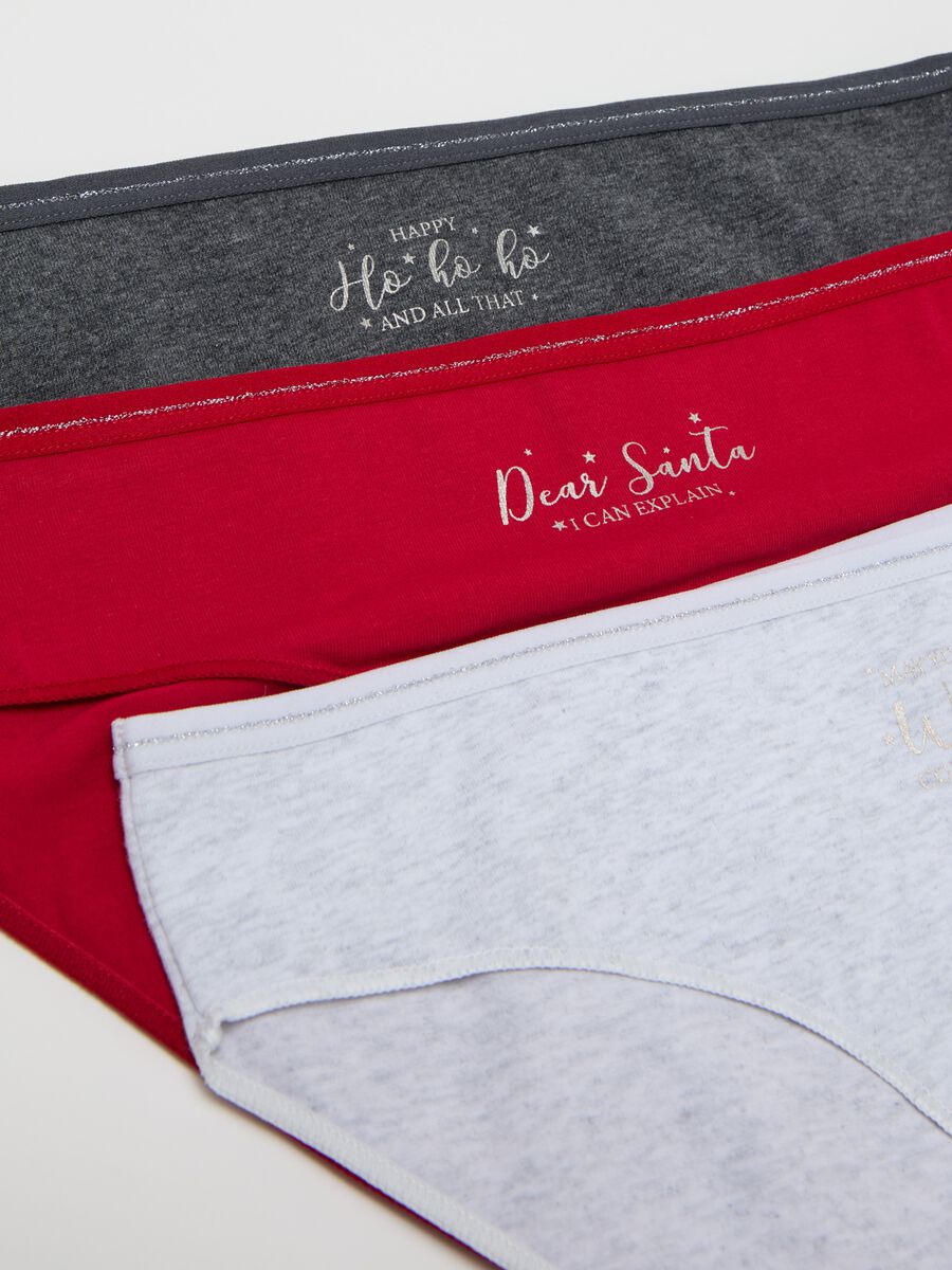 Five-pack briefs with Christmas print_5