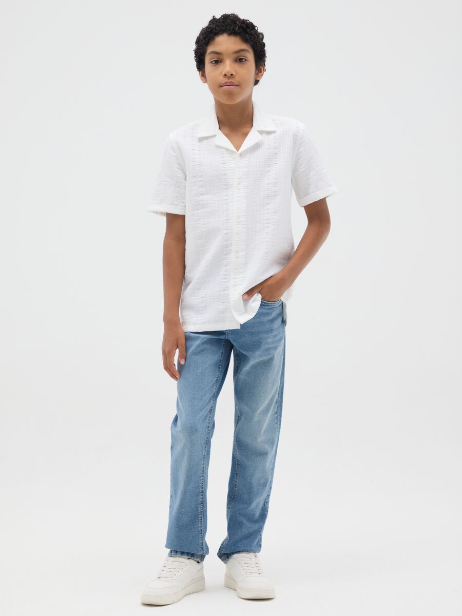 Regular-fit jeans with "Athletic Crew" detail_1