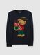 Blue Christmas Crew Neck Jumper Regular Fit_4