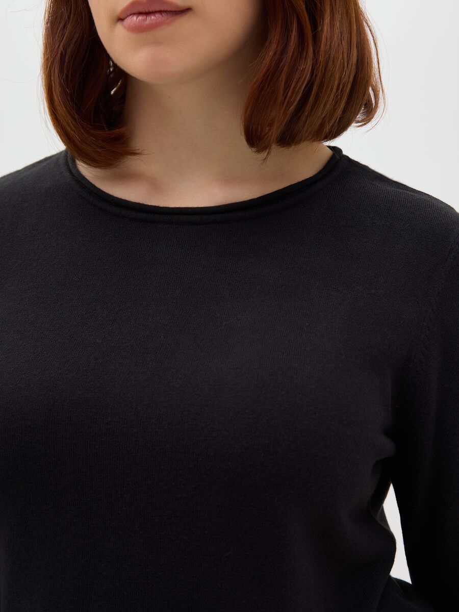 Black Acrylic Pullover_3