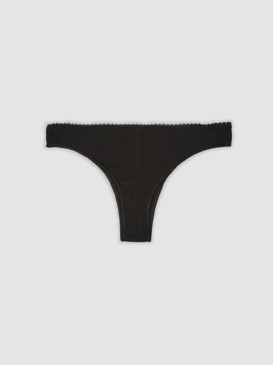 Tripack di slip brasiliane nere in cotone organico elasticizzato_6