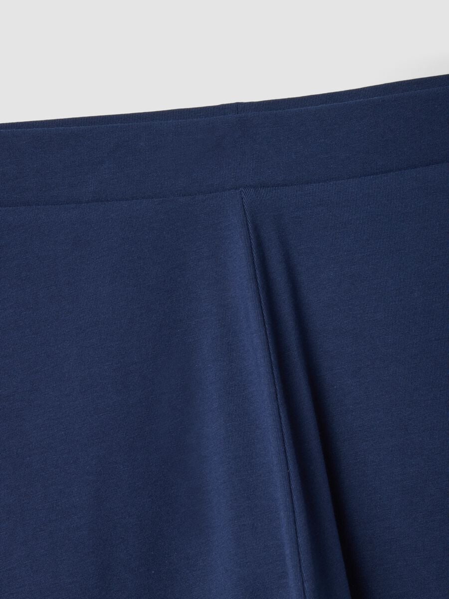 Blue stretch cotton leggings_5