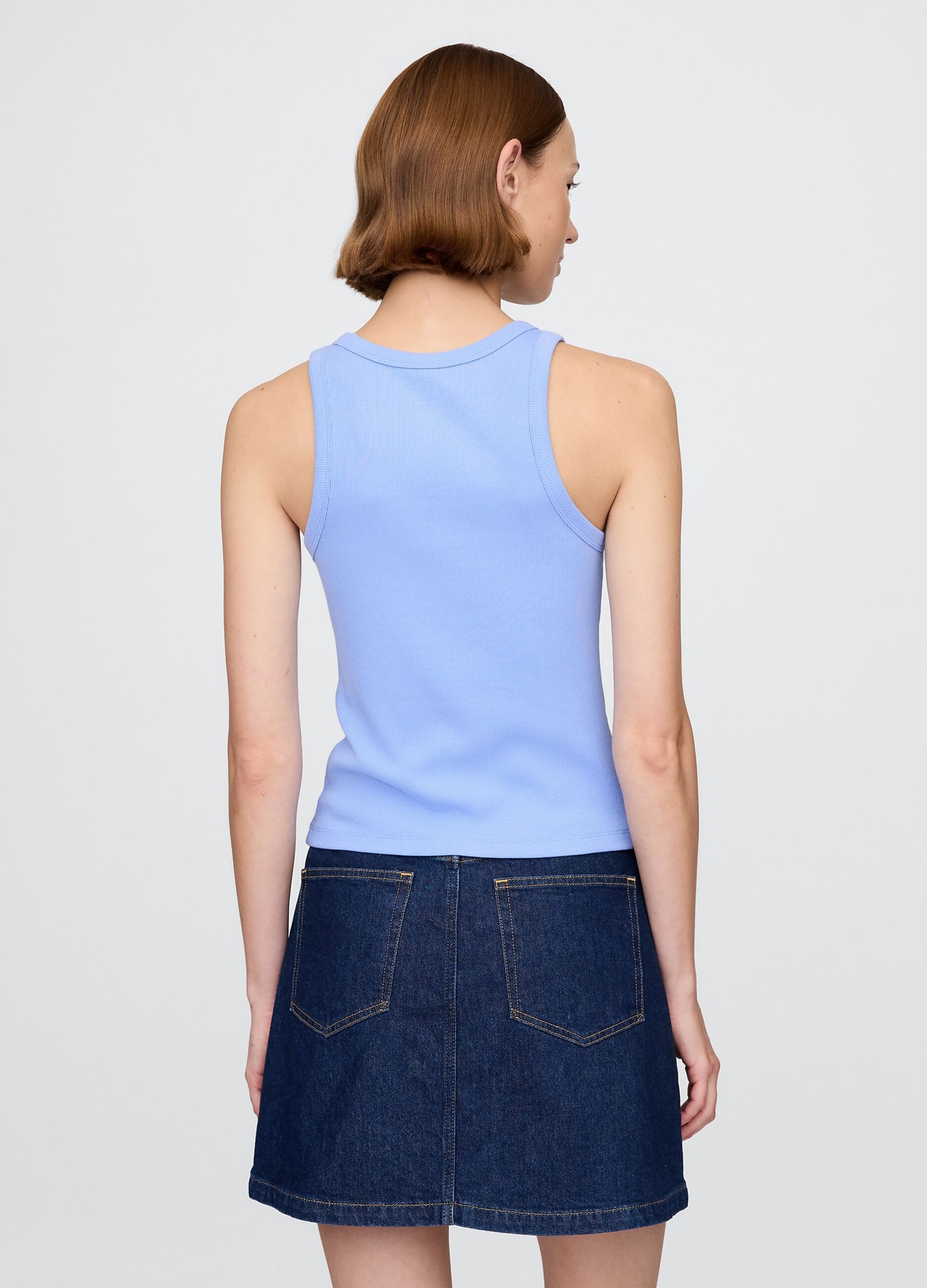 GAP Sleeveless Blue Top