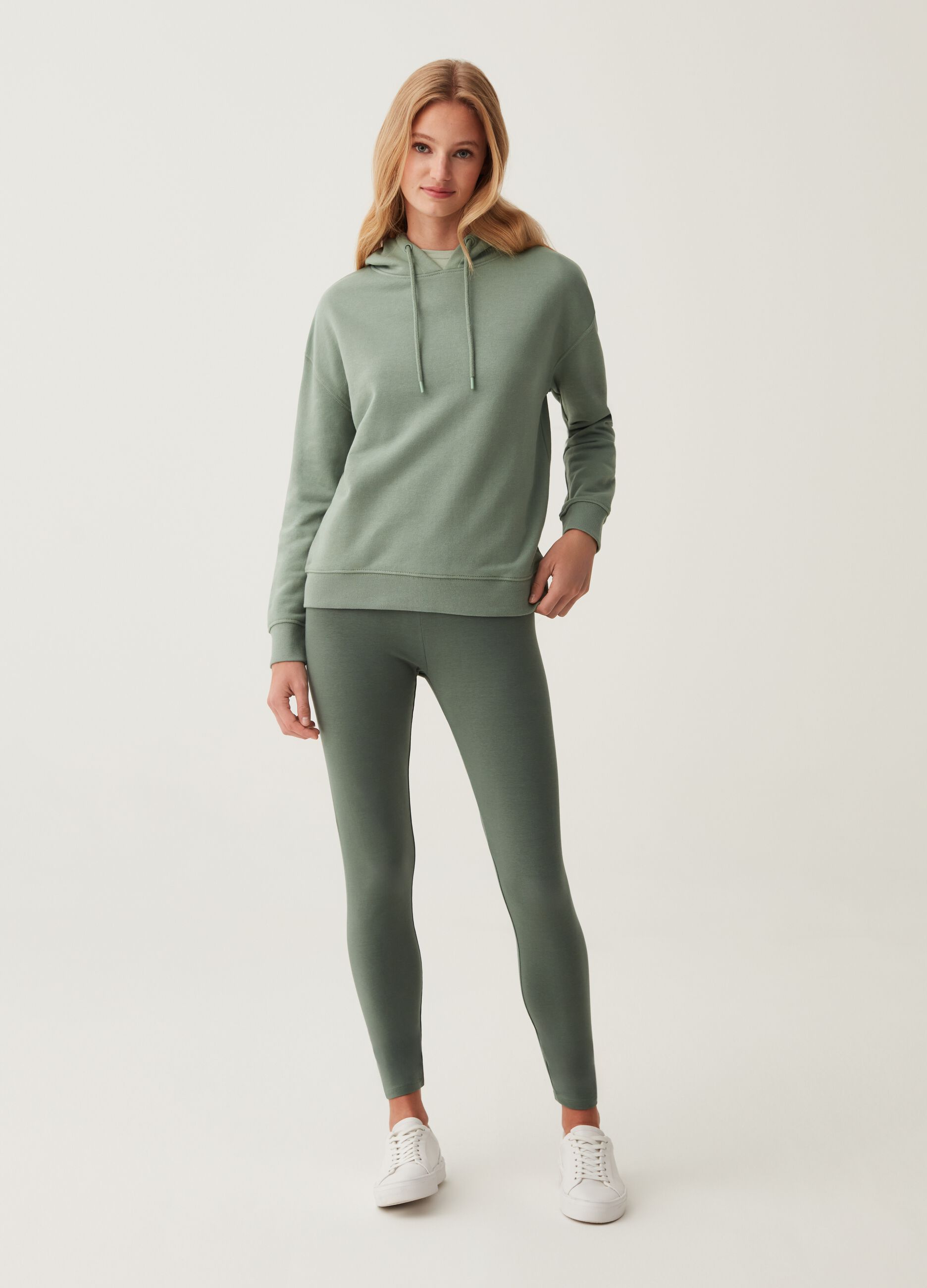 Leggings in cotone stretch_0