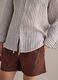 Brown swim shorts with elasticated waistband and drawstring_2