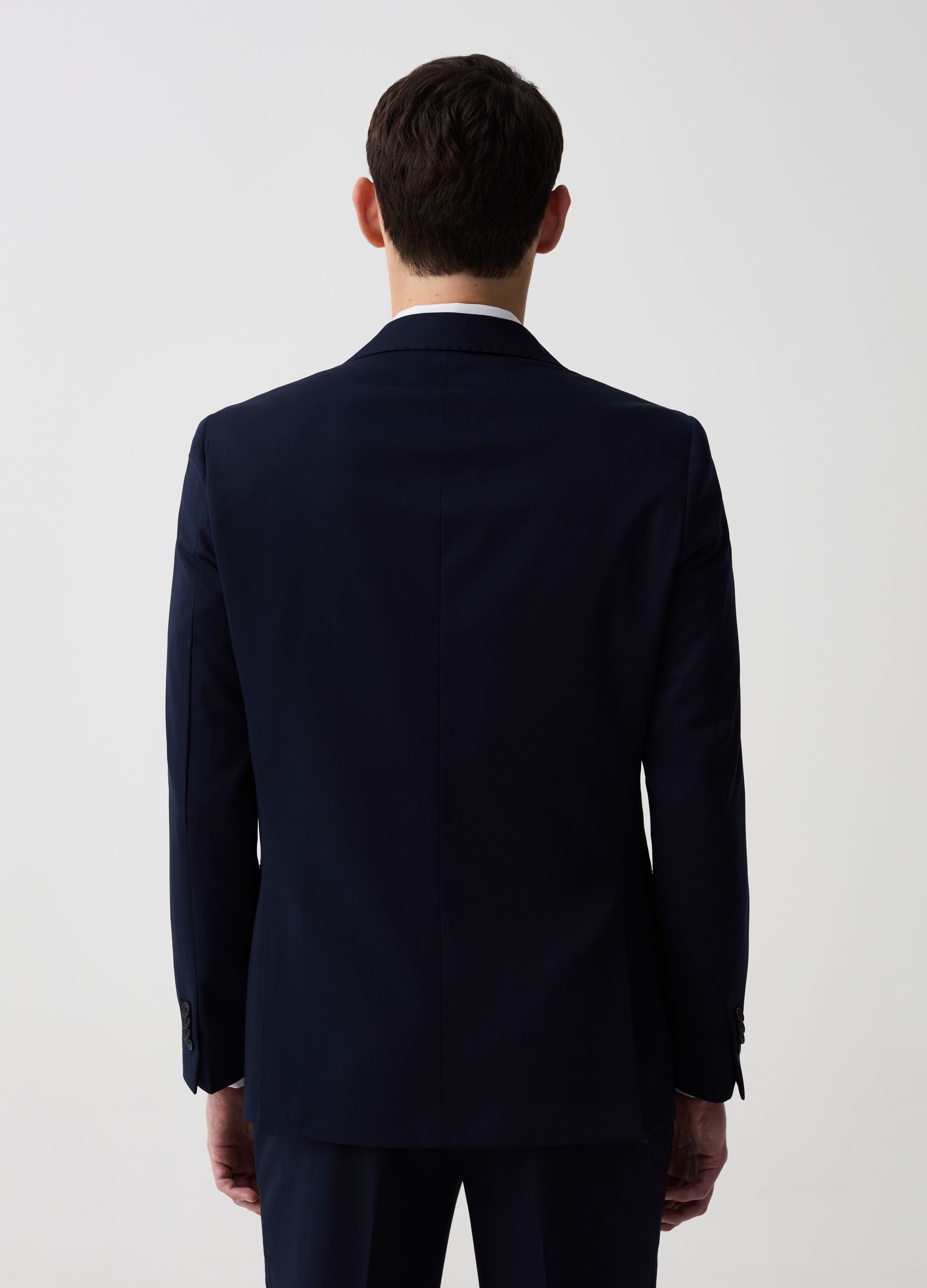 Single-breasted regular-fit blazer