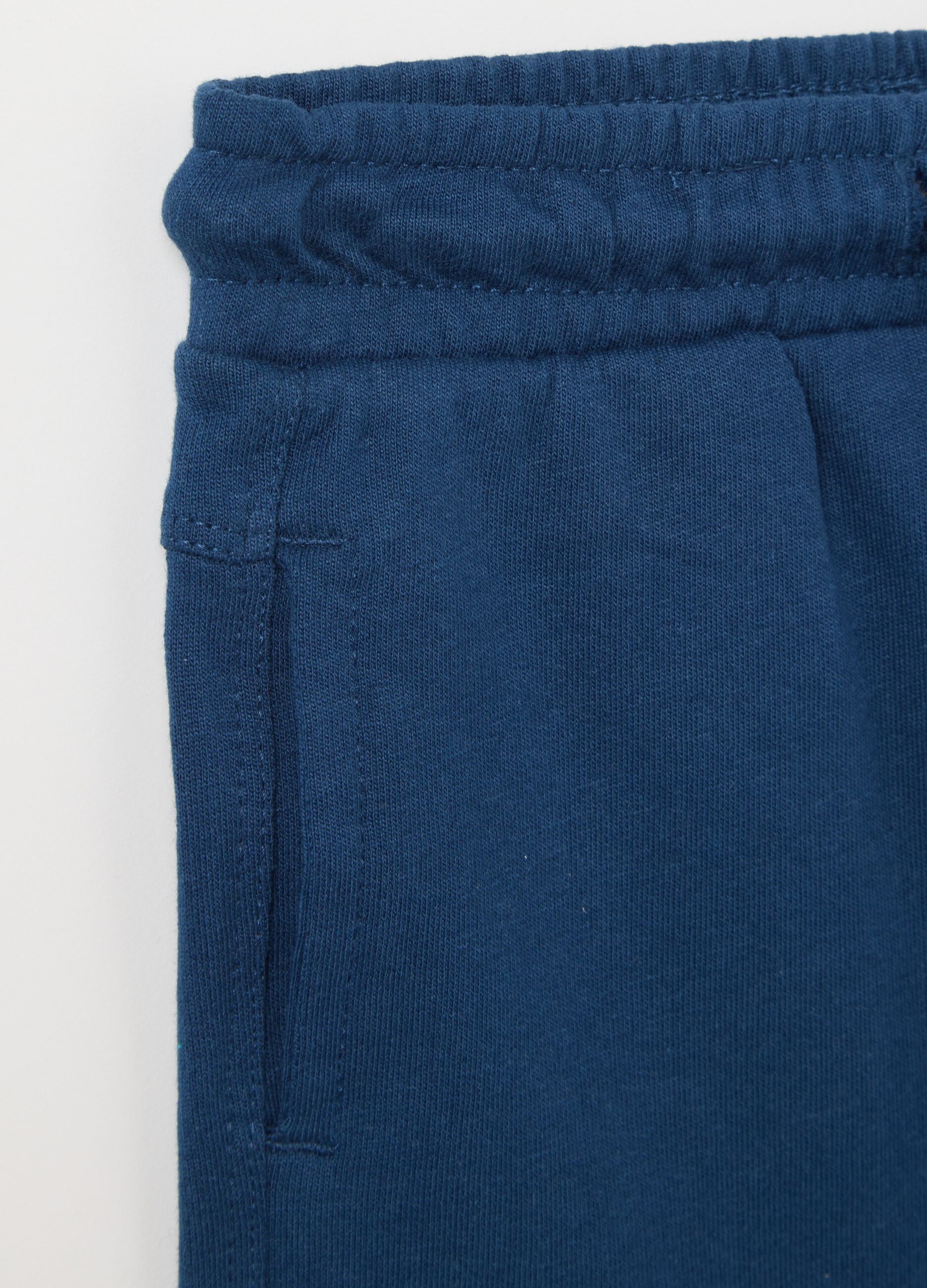 Blue and light blue jogging set for boys in cotton