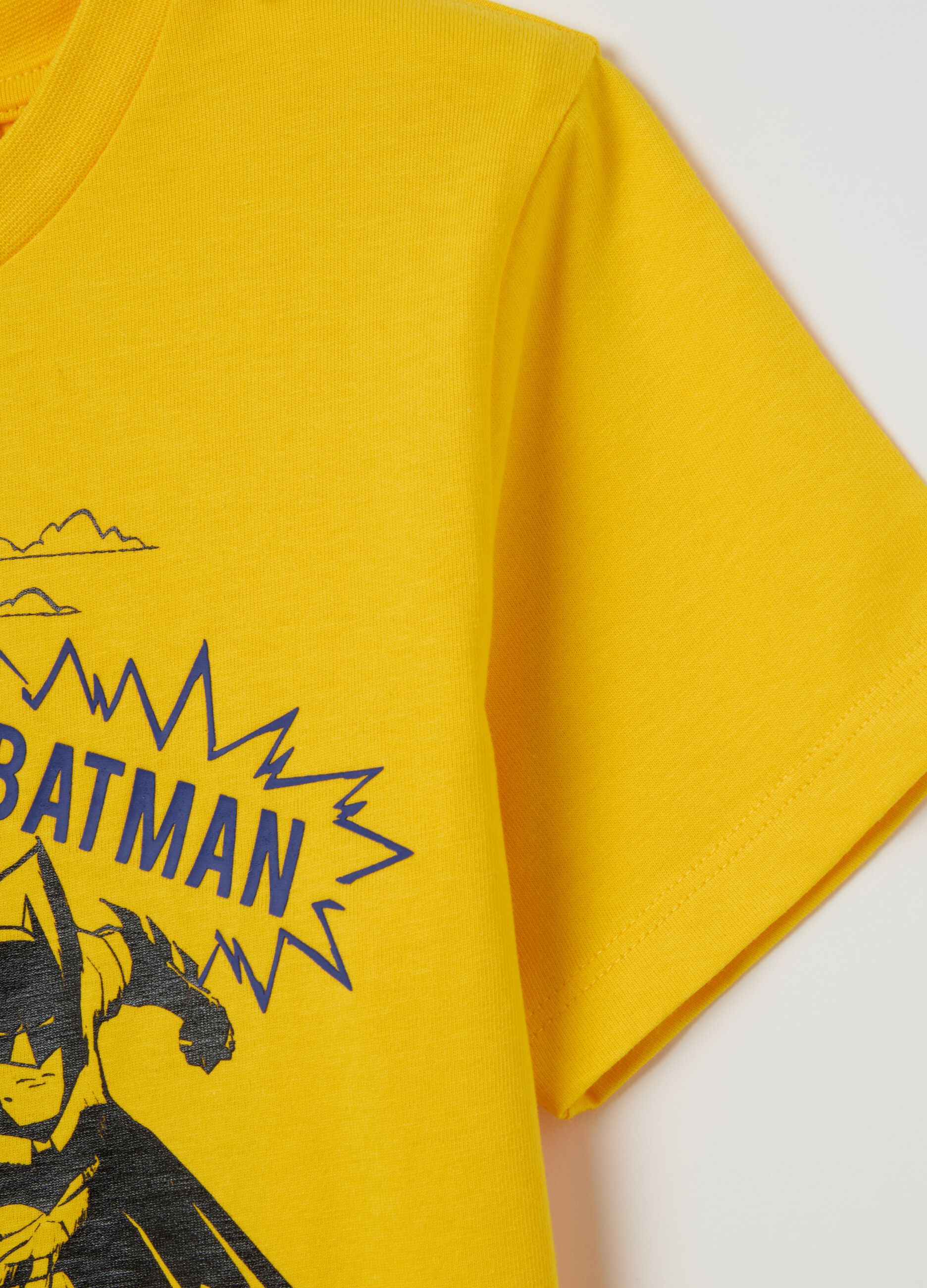 T-shirt in cotone con stampa Batman 