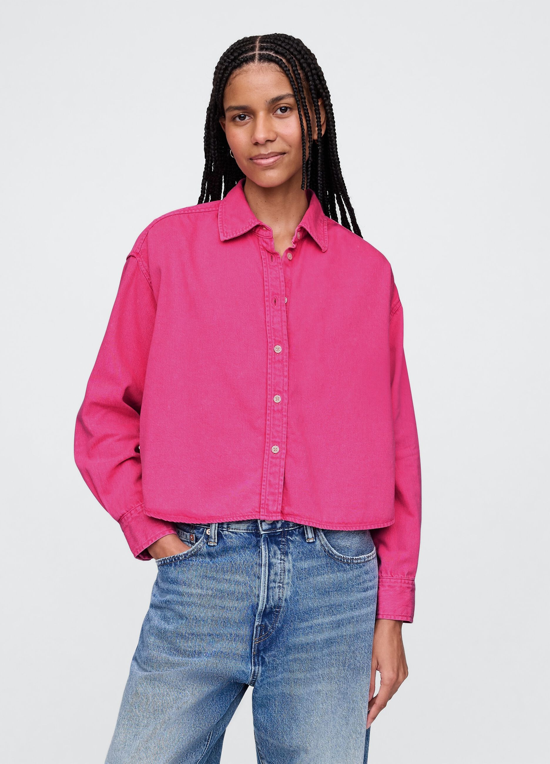 Pink Oversize Shirt