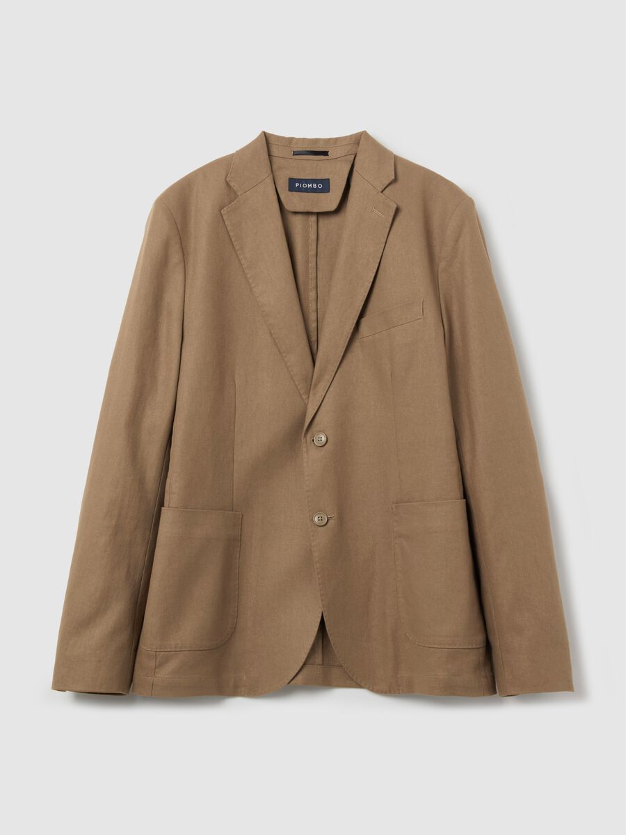 Blazer in linen and cotton_4