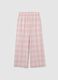 Pink Flannel Pyjama Trousers Regular Fit_4