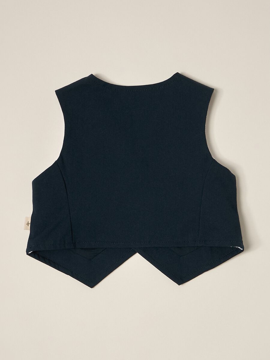 IANA newborn boy gilet in Milano stitch_1