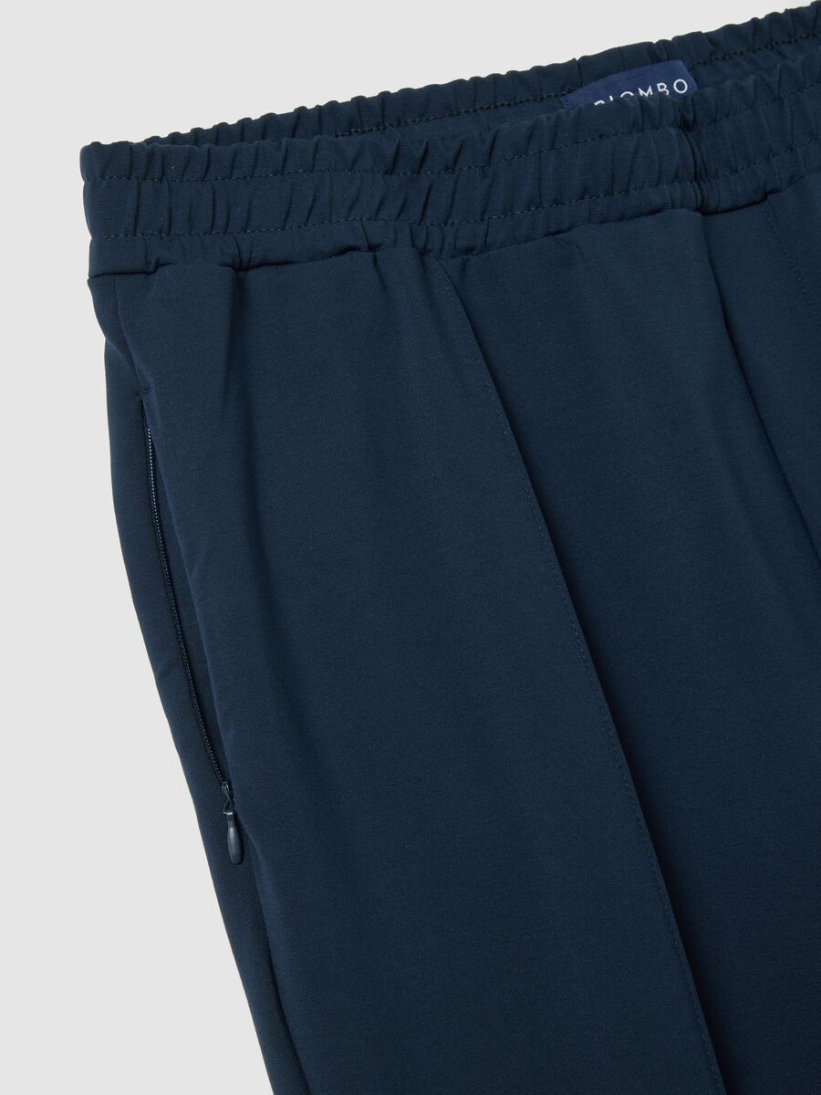 Pantaloni blu regular fit_1