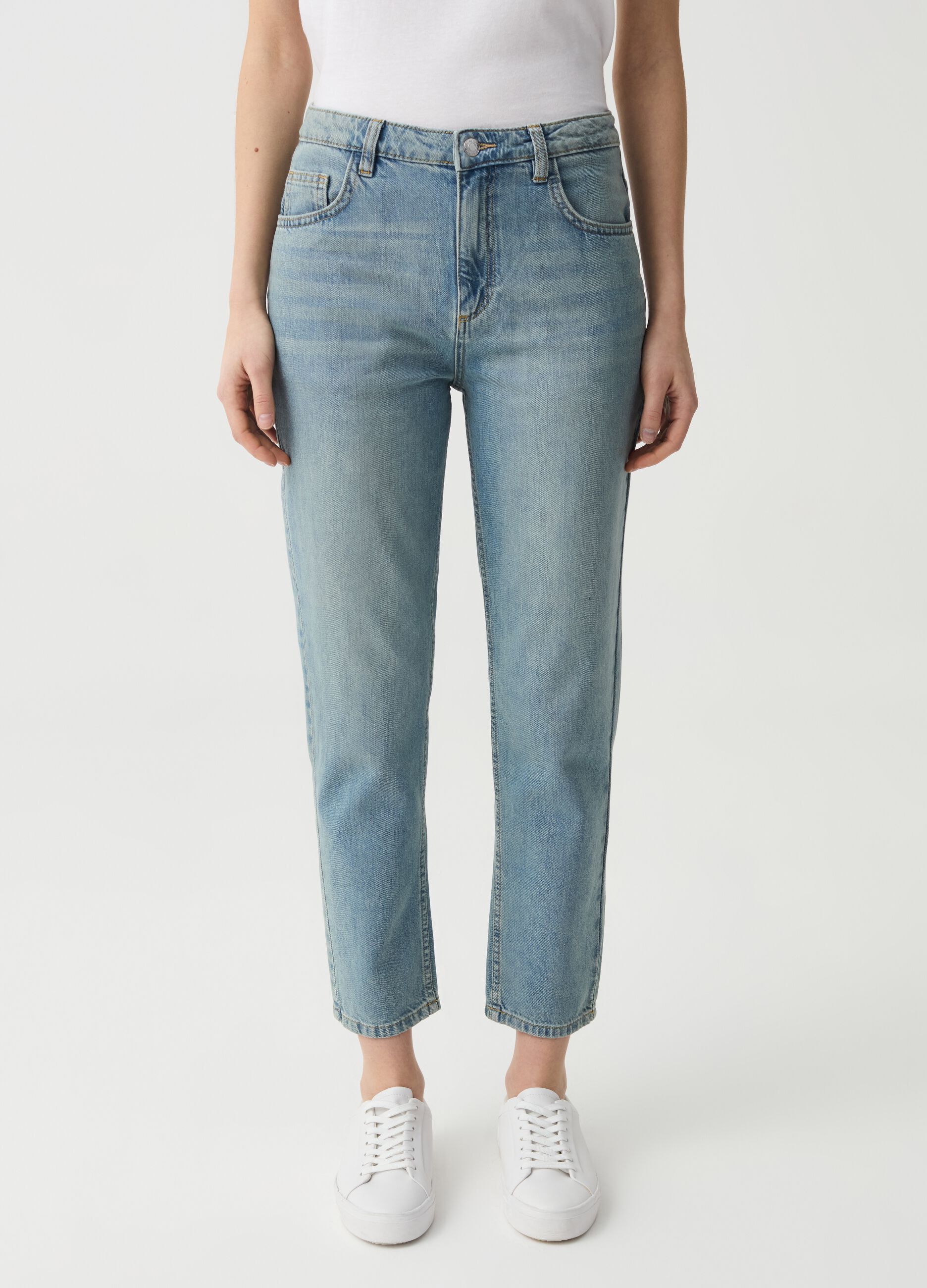 Jeans cropped straight fit