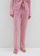 Pink Pyjama Trousers with Elasticated Waist_1