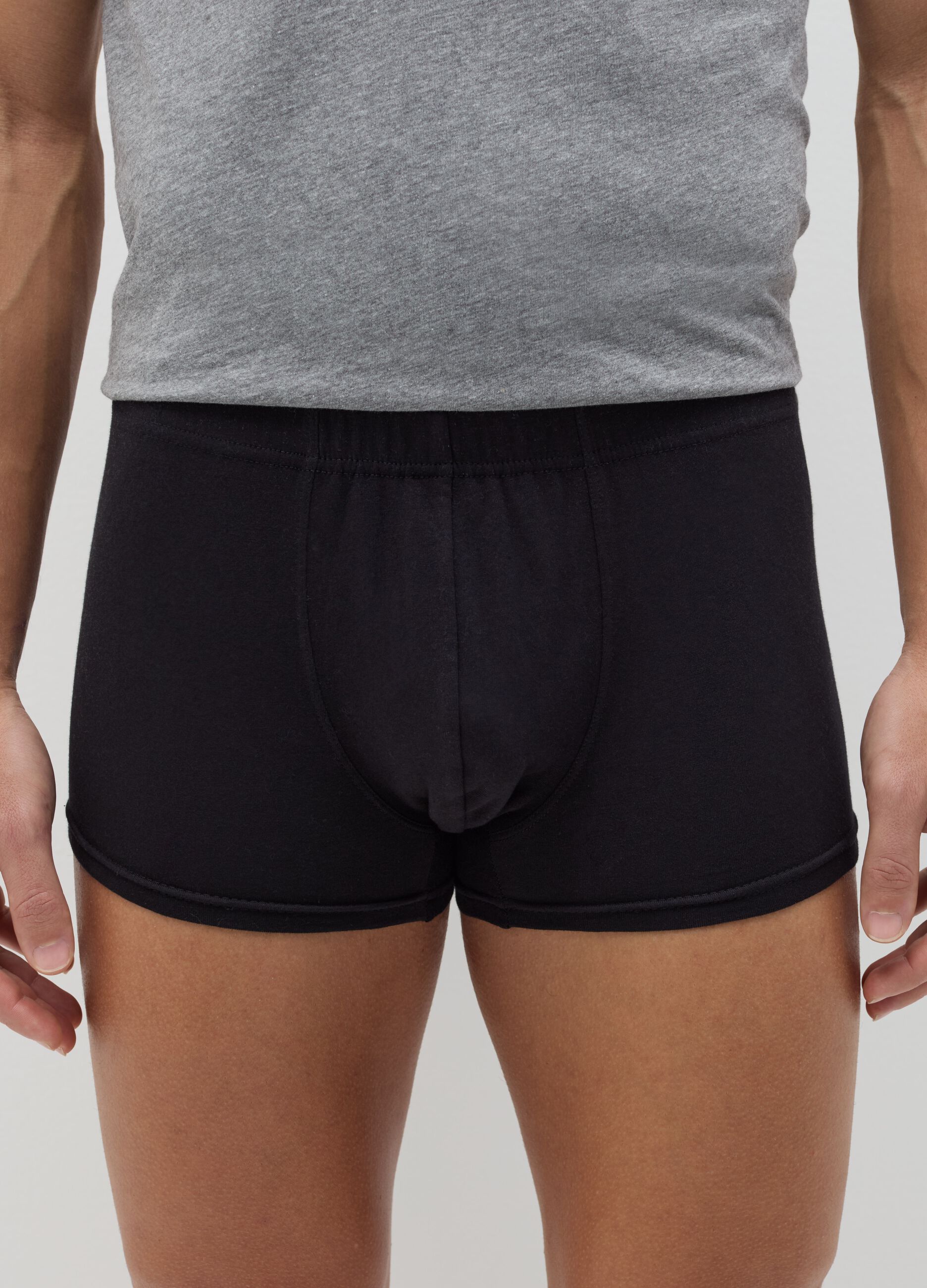 Five-pack boxers in organic cotton